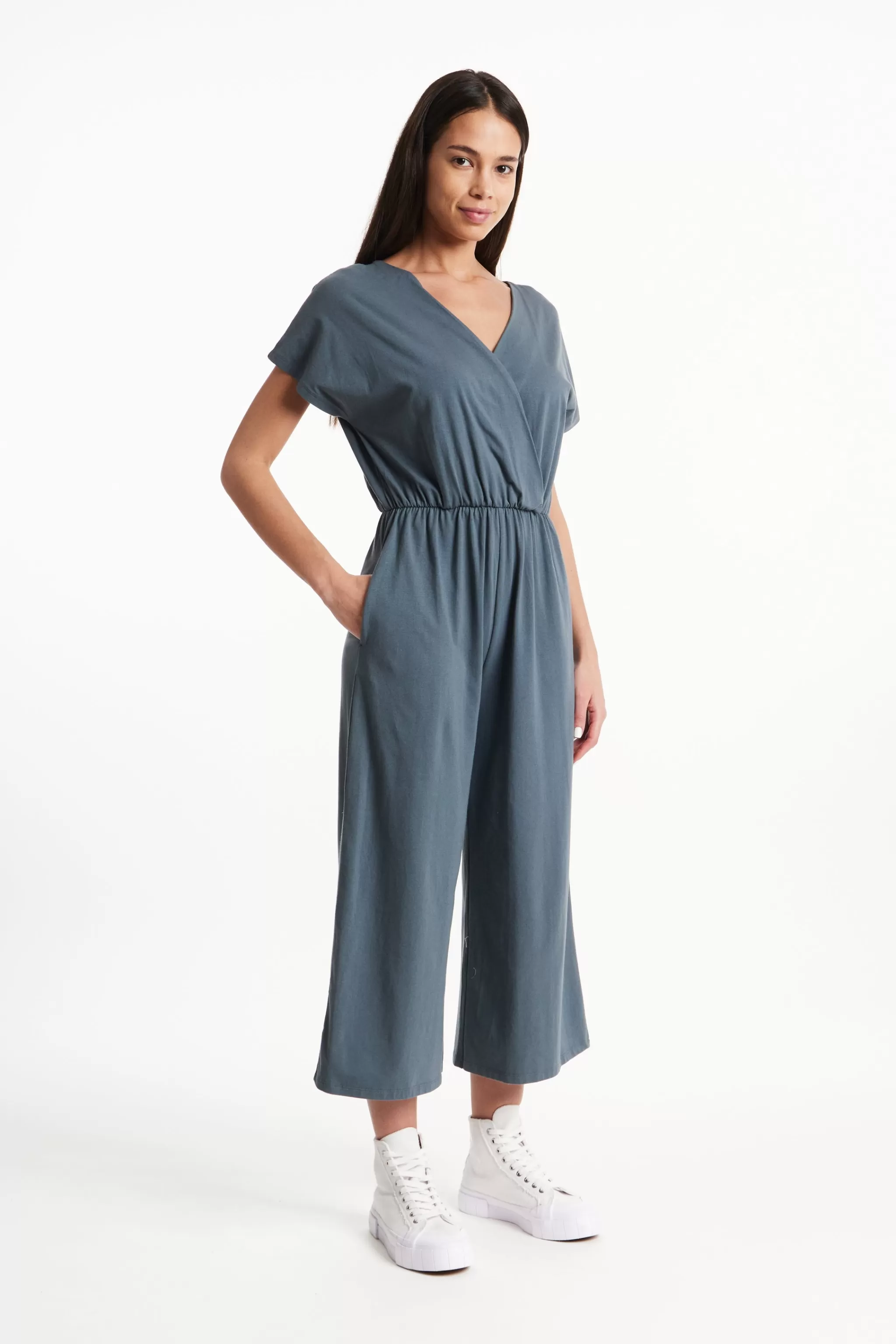 People Tree Essential Foundations | Jumpsuits & Dungarees^Evelyn Jumpsuit In Dark Grey