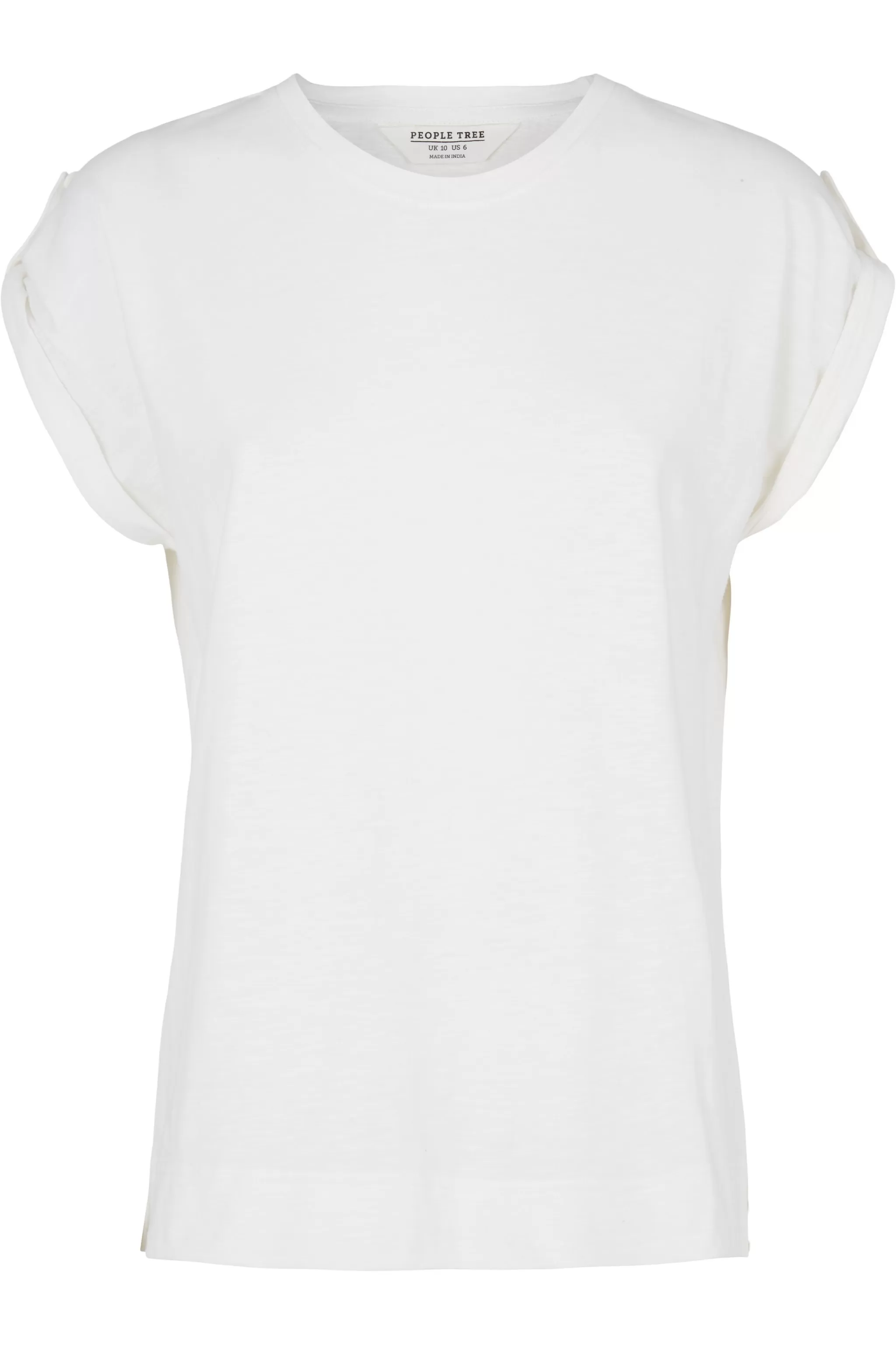 People Tree Tops^Jayne Slub Tee In Eco White