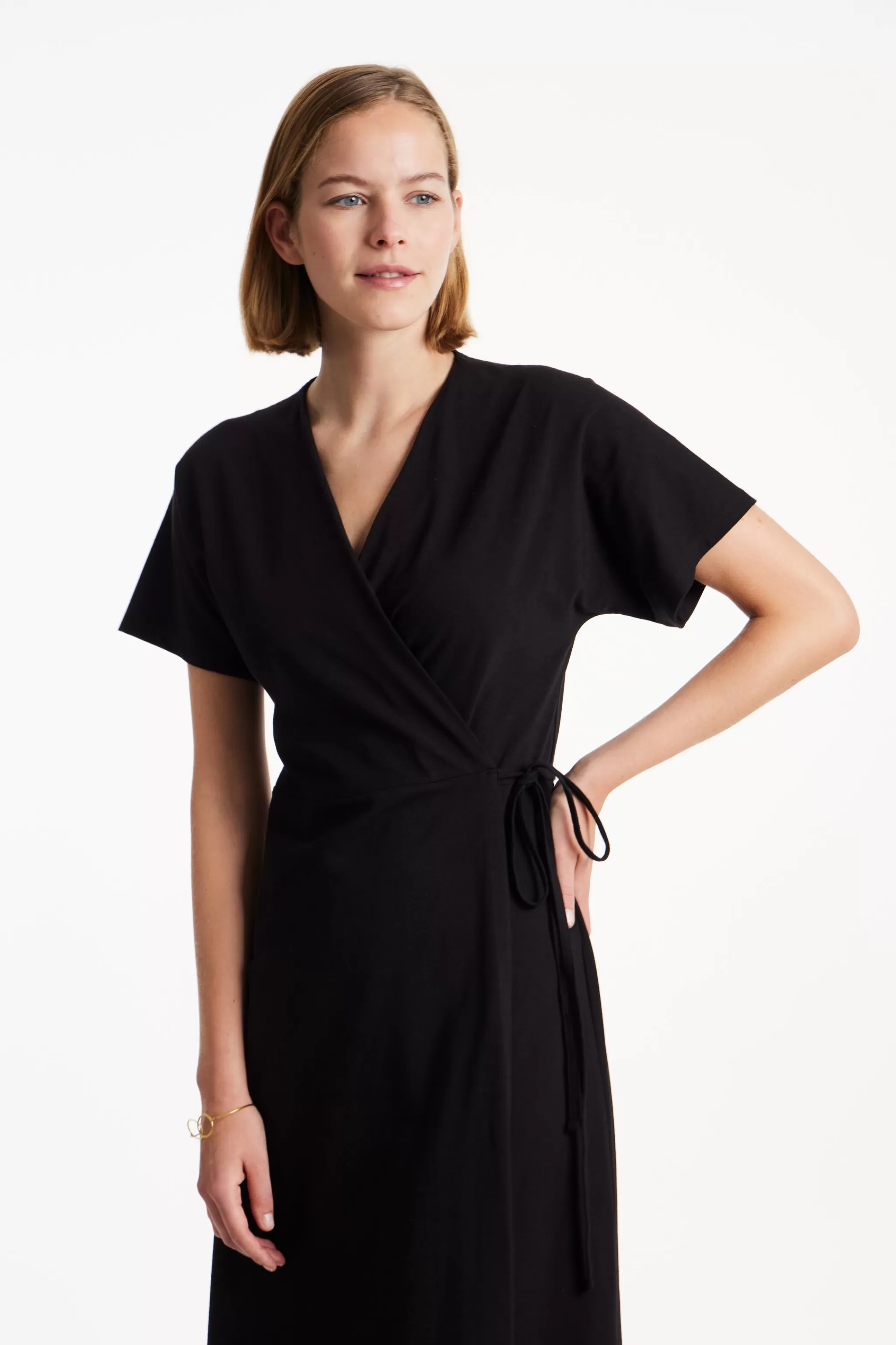 People Tree Dresses^Leora Wrap Dress In Black